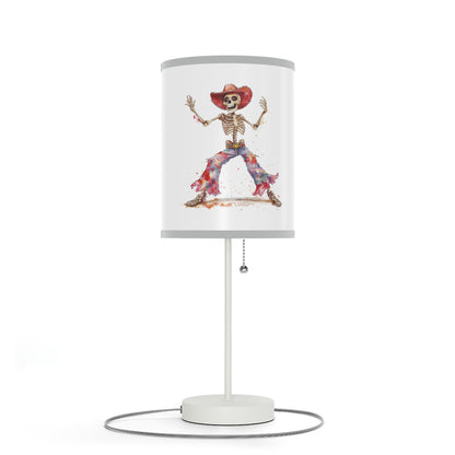 Lamp on a Stand, US|CA plug - Watercolor Skeleton Lamp - Table Lamps