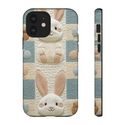 Adorable Rabbits Phone Case – Cute & Durable Protection - iPhone, Samsung, and Google case