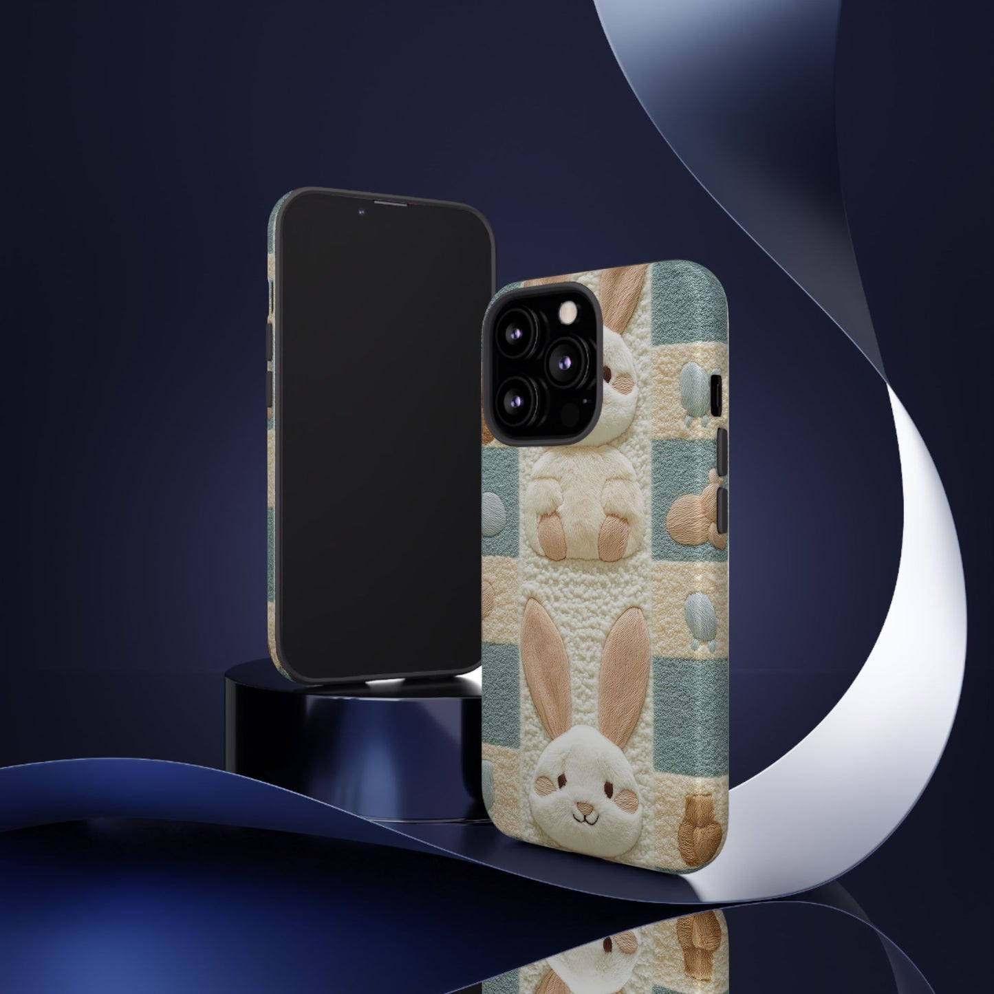 Adorable Rabbits Phone Case – Cute & Durable Protection - iPhone, Samsung, and Google case