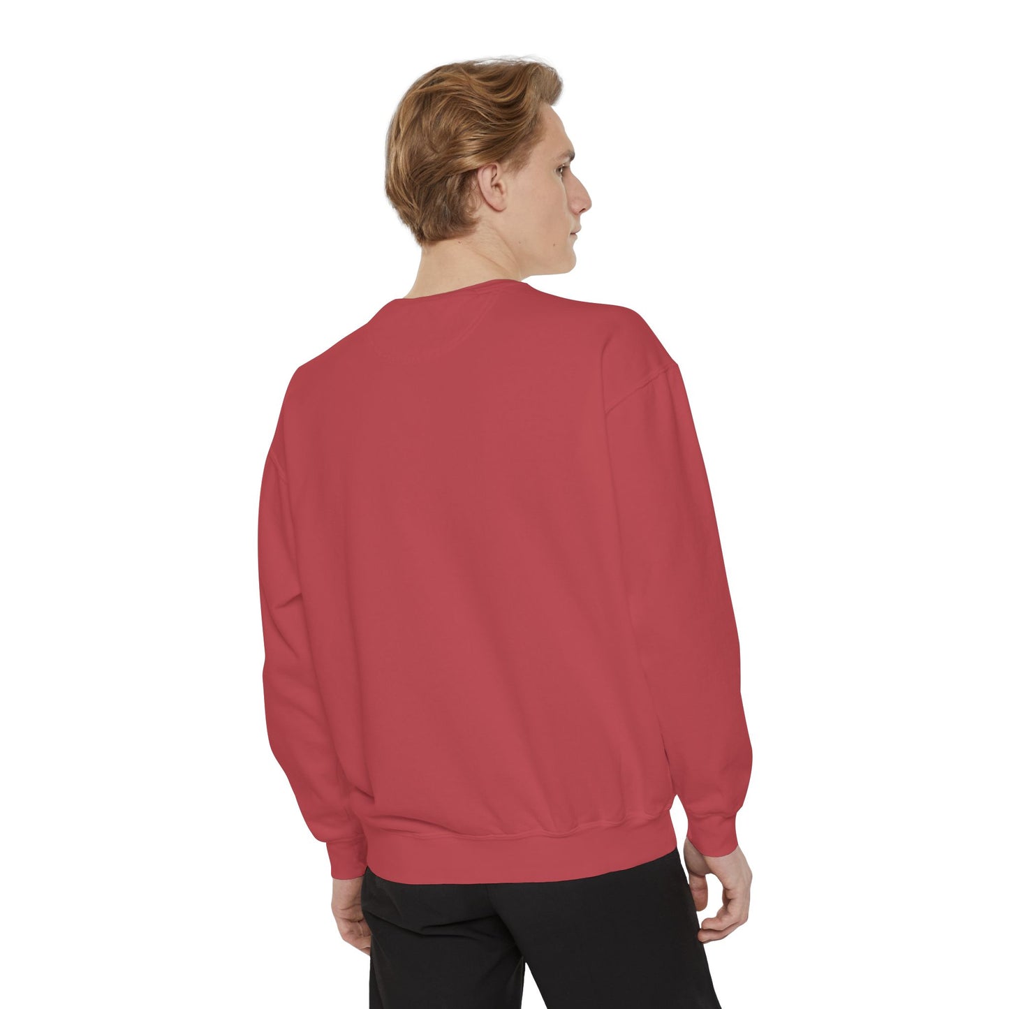 Men's Garment-Dyed Sweatshirt - Happy Vibes