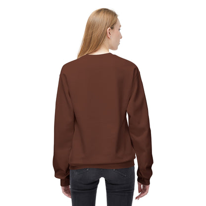 Unisex Midweight Soft style Fleece Crewneck Sweatshirt - Majestic Lion Design Sweatshirt