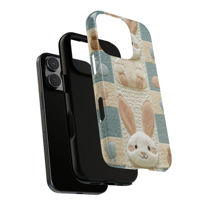 Adorable Rabbits Phone Case – Cute & Durable Protection - iPhone, Samsung, and Google case