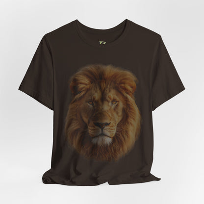 Unisex Lion Portrait Tee - Majestic King of the Jungle T-shirt