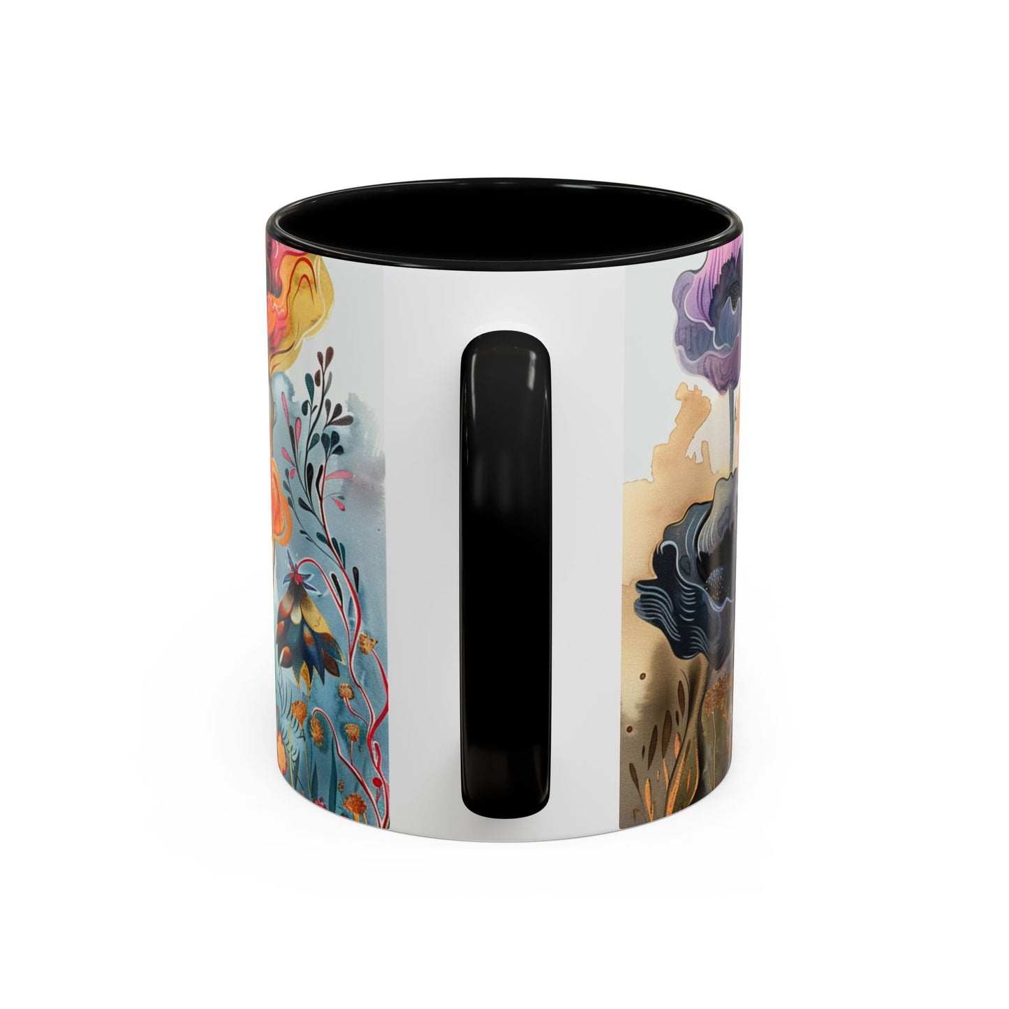 Accent Watercolor Coffee Mug, (11, 15oz)