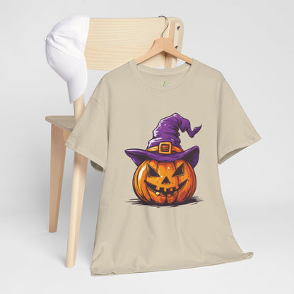 Pumpkin T-shirt - Halloween Tee - Unisex Heavy Cotton Tee - Spooky t-shirt