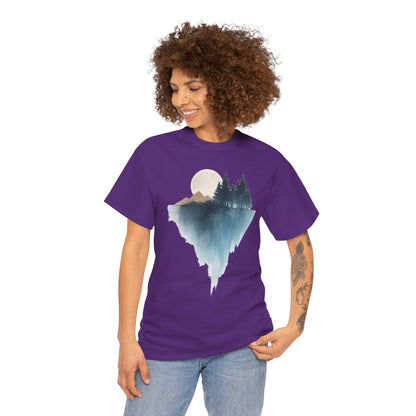 Scenic Nature Unisex Cotton Tee - Adventure Awaits