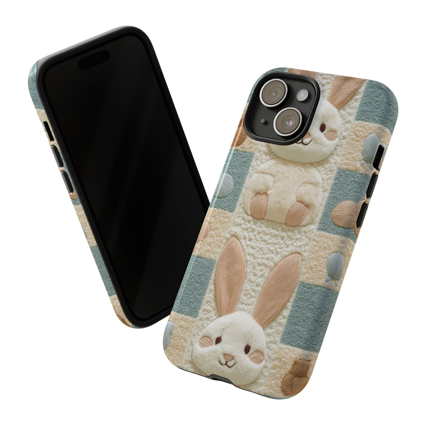 Adorable Rabbits Phone Case – Cute & Durable Protection - iPhone, Samsung, and Google case