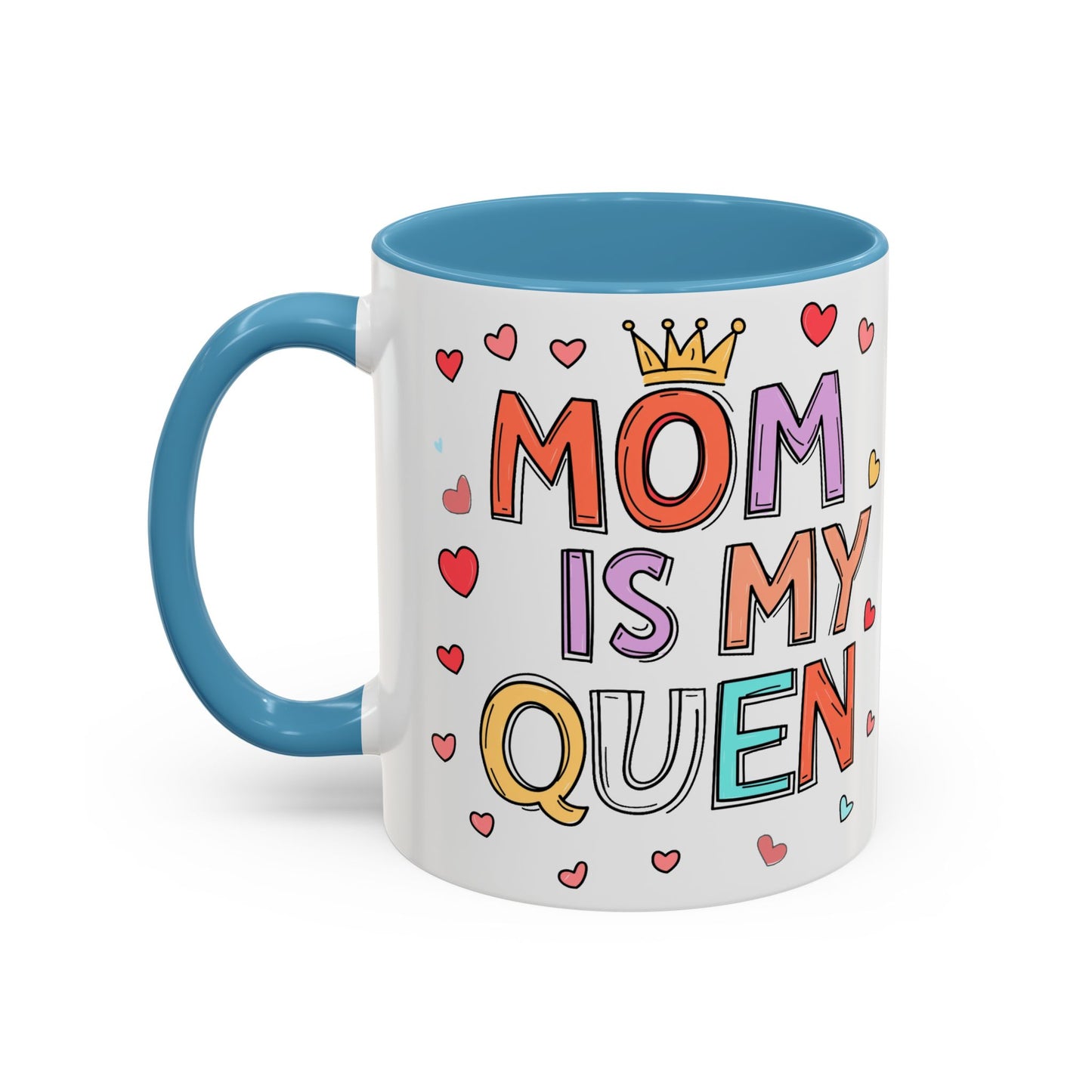 Queen Mom Accent Coffee Mug - Perfect Gift for Mother's Day - Birthday Gift