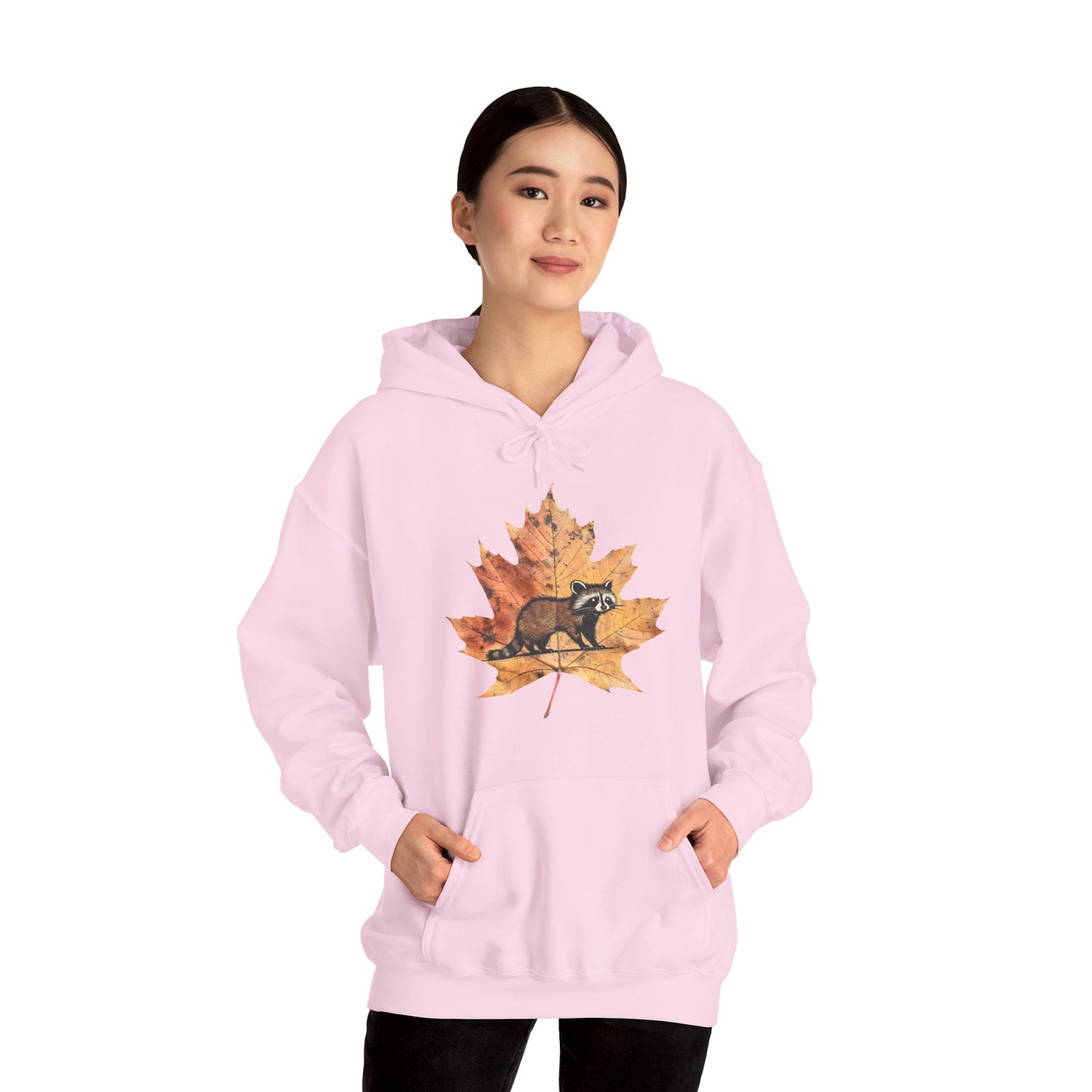 Raccoon Design Hoodie - Unisex Heavy Blend™ Hooded Sweatshirt