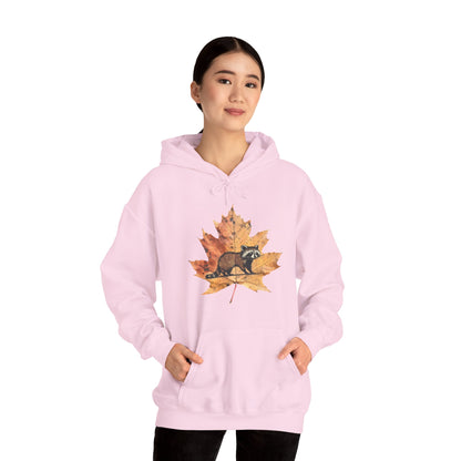 Raccoon Design Hoodie - Unisex Heavy Blend™ Hooded Sweatshirt
