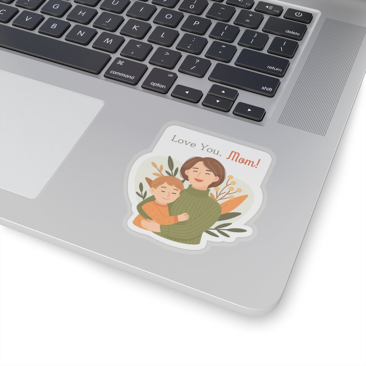 Love You, Mom! Kiss-Cut Stickers - Heartfelt Gifts for Mother's Day