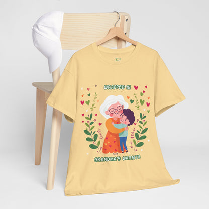 Grandma's Love Heavy Cotton Tee - Heartfelt Family Connection T-Shirt