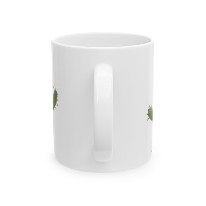 Funny Ceramic Mug with Cactus design, (11oz, 15oz)