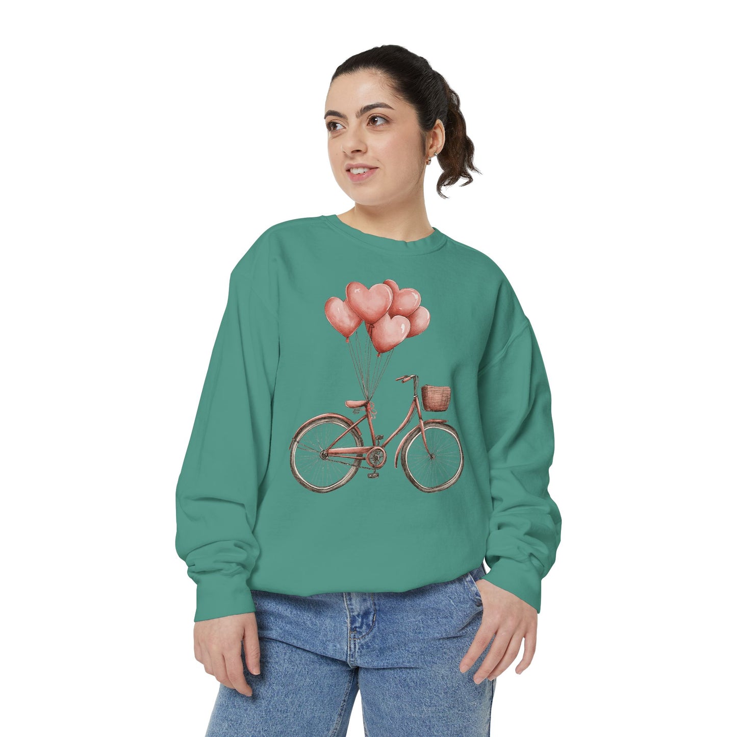 Vintage Bike Dreams: Unisex Garment-Dyed Sweatshirt