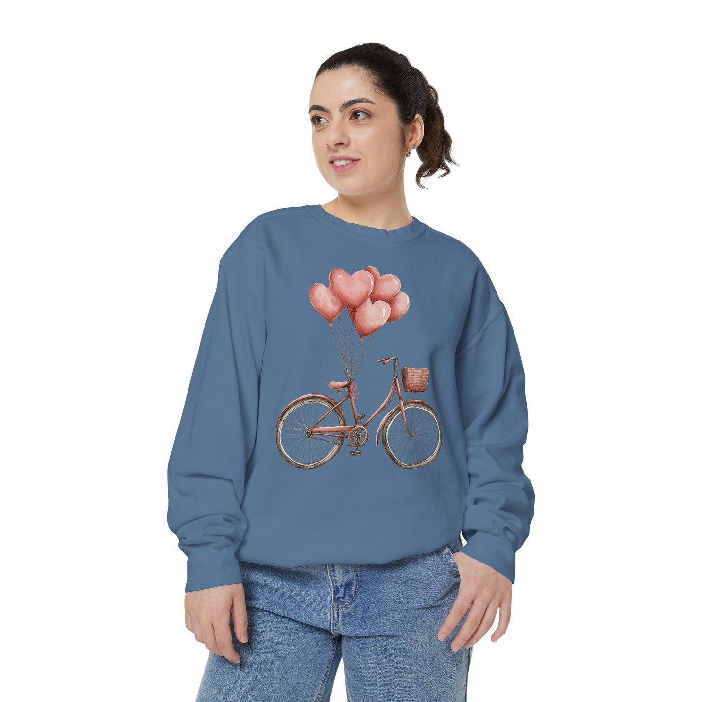 Vintage Bike Dreams: Unisex Garment-Dyed Sweatshirt