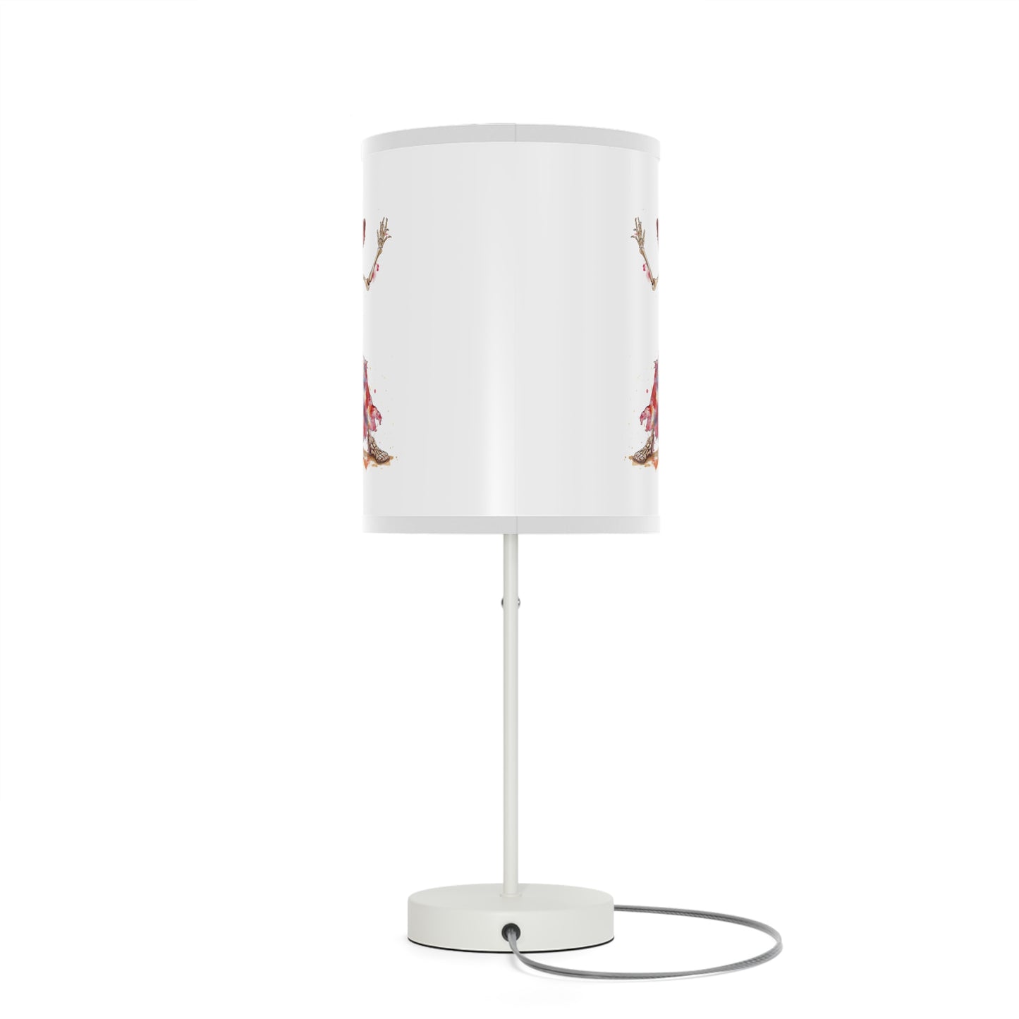 Lamp on a Stand, US|CA plug - Watercolor Skeleton Lamp - Table Lamps