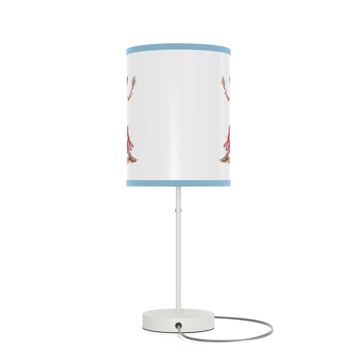 Lamp on a Stand, US|CA plug - Watercolor Skeleton Lamp - Table Lamps