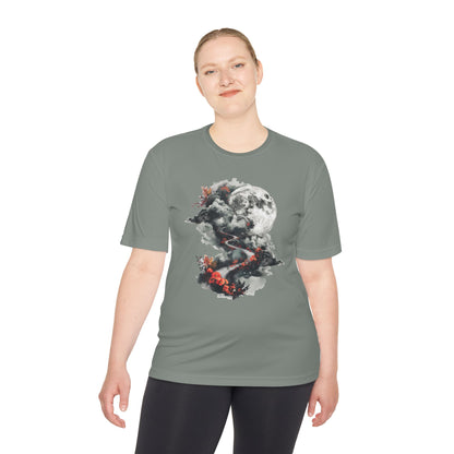 Unisex Wicking Tee Shirts - Beautiful Road Going up to Space T-shirt