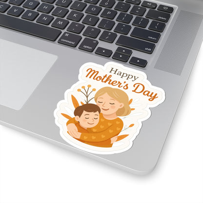 Happy Mother's Day Kiss-Cut Stickers - Perfect for Gifts and Celebrations