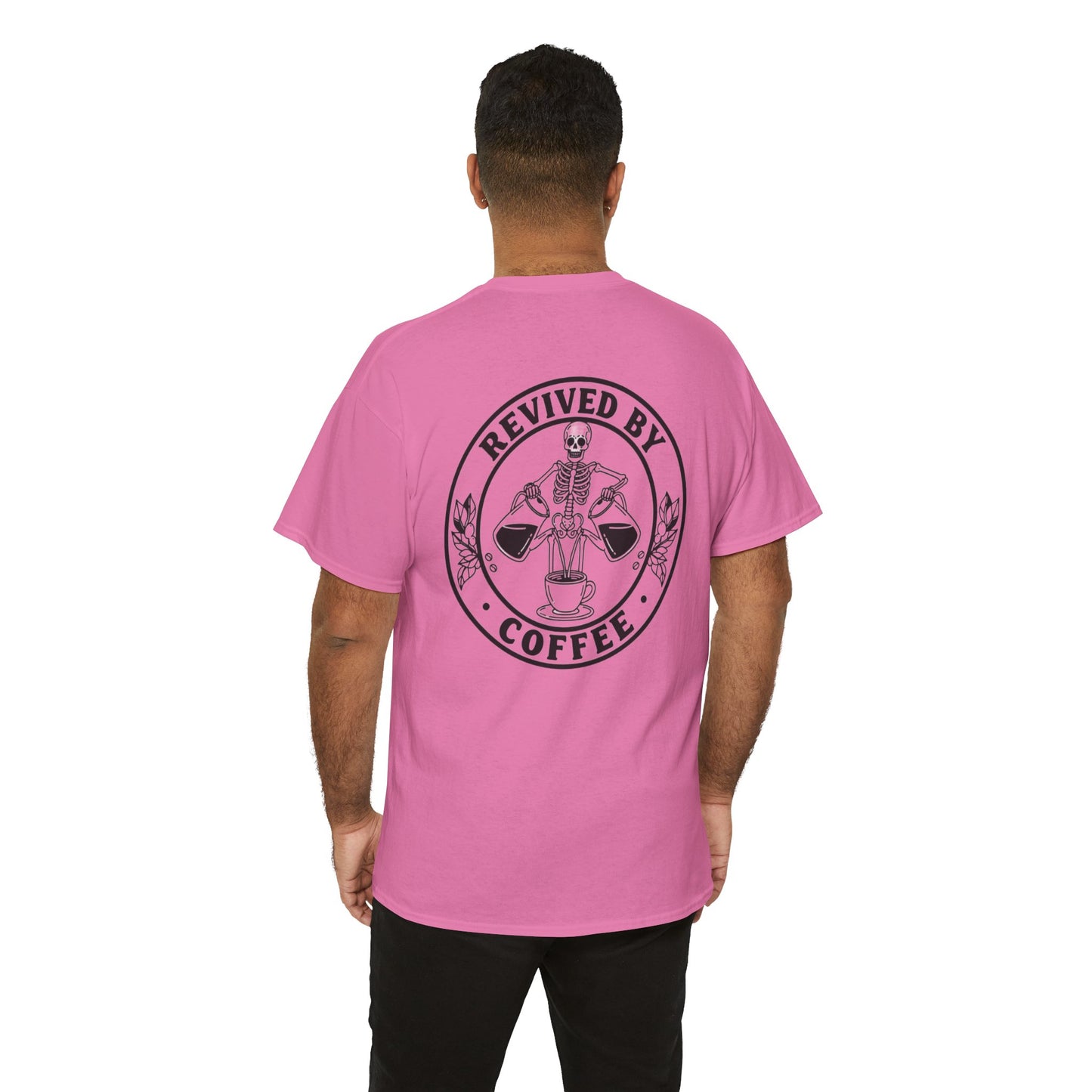 Revived by Coffee Unisex Heavy Cotton Tee - Perfect for Coffee Lovers