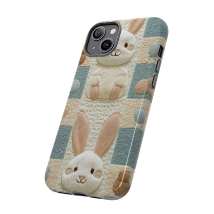 Adorable Rabbits Phone Case – Cute & Durable Protection - iPhone, Samsung, and Google case