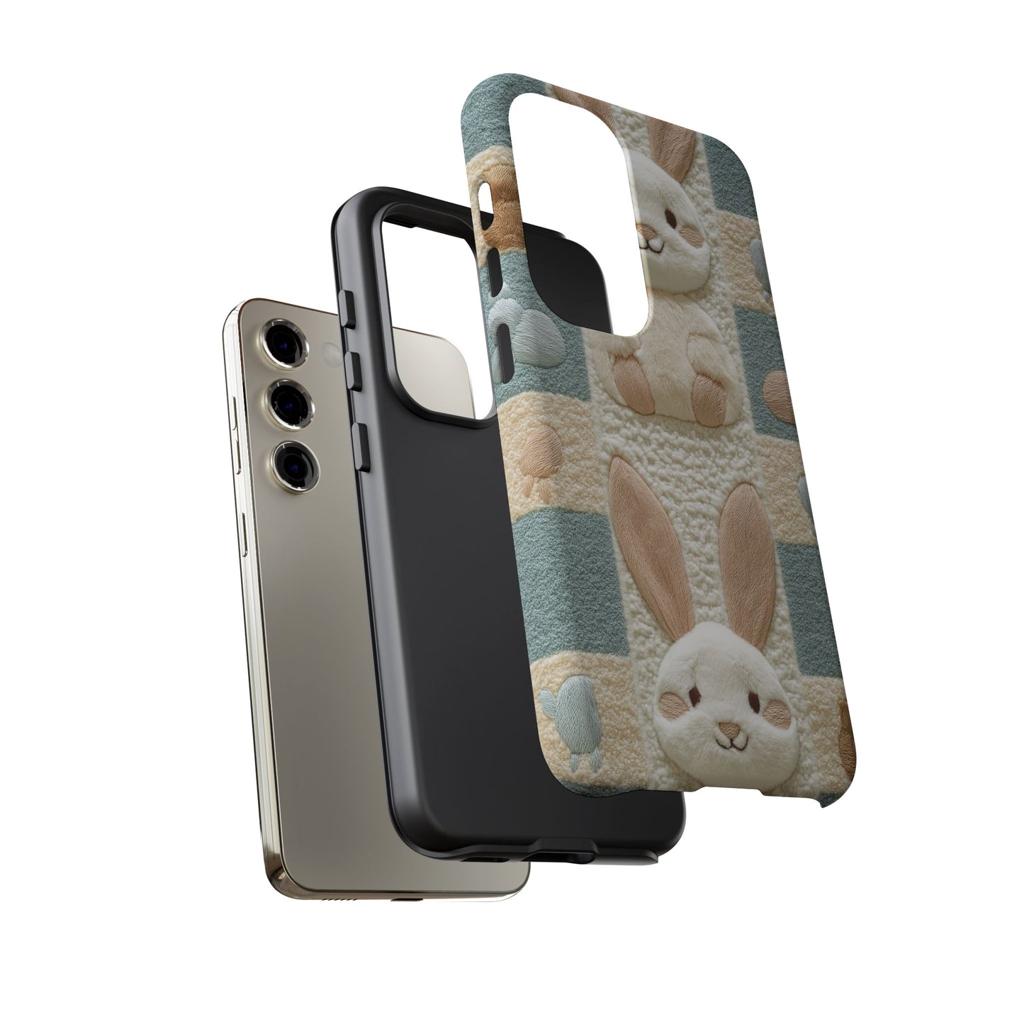 Adorable Rabbits Phone Case – Cute & Durable Protection - iPhone, Samsung, and Google case