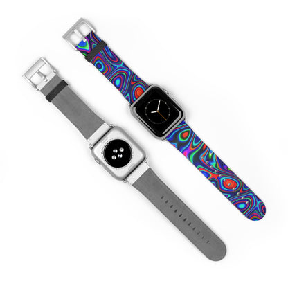 Trippy Liquid Swirl Apple Watch Band