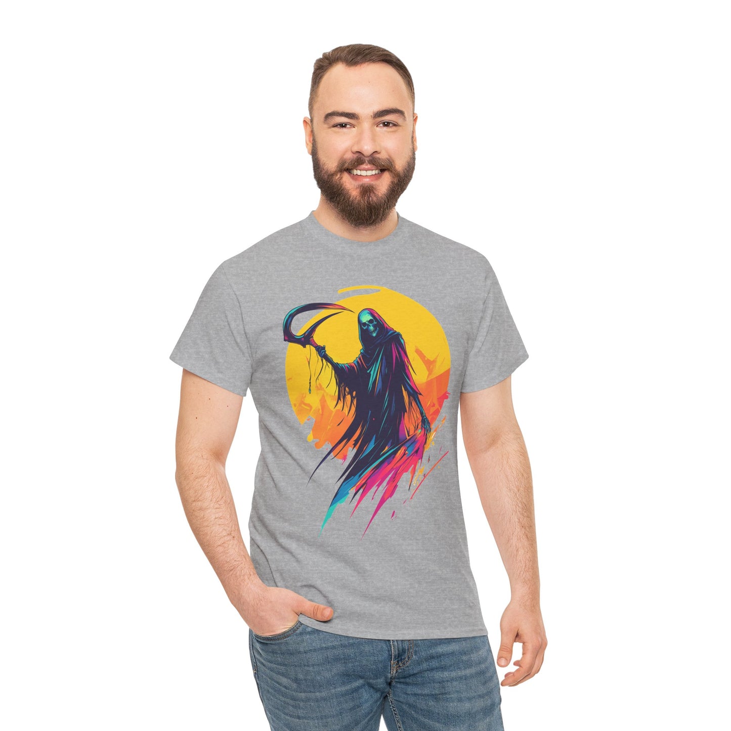 Spooky T-shirt - Unisex Heavy Cotton Tee - Halloween Tee