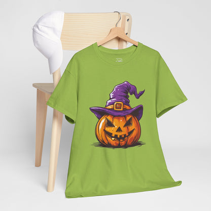 Pumpkin T-shirt - Halloween Tee - Unisex Heavy Cotton Tee - Spooky t-shirt