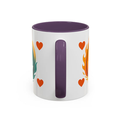 Bold Yin Yang Accent Coffee Mug – 11oz & 15oz – Perfect for Coffee Lovers
