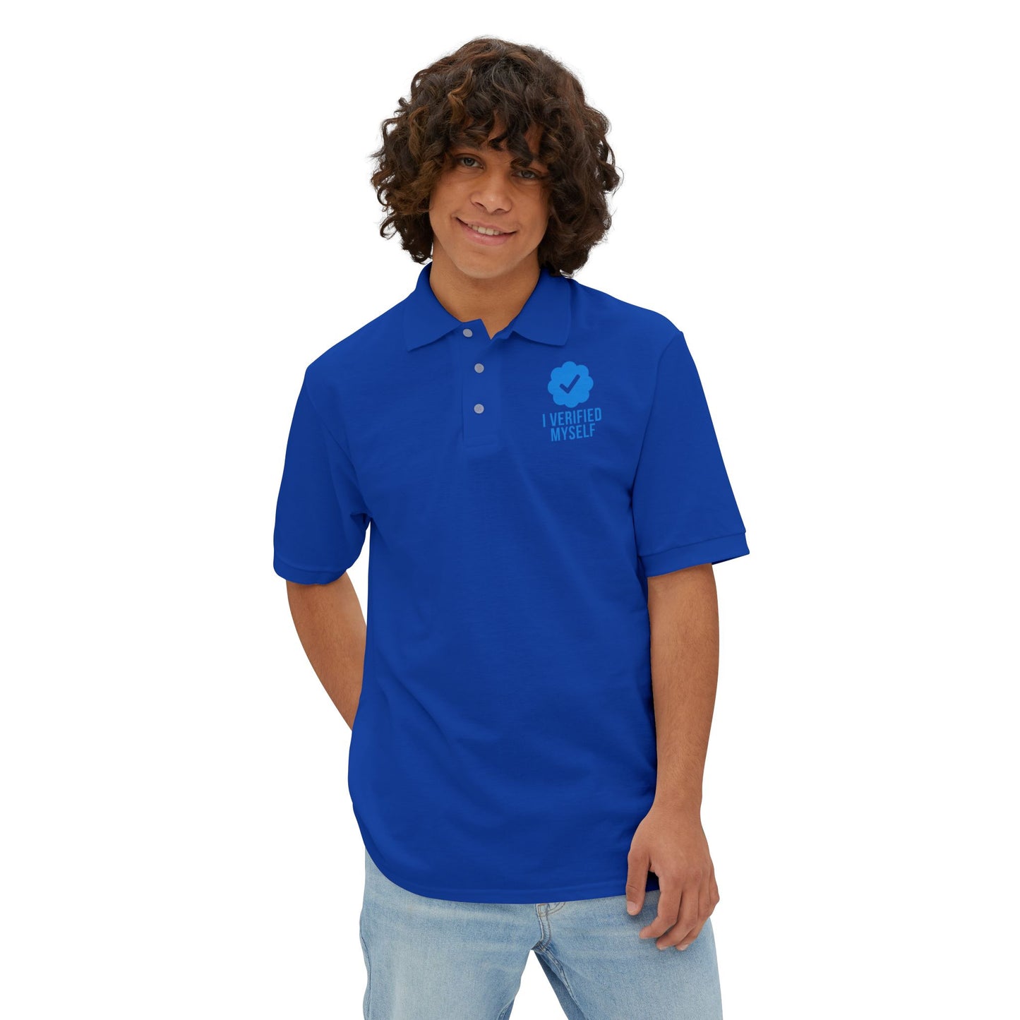 Statement Men's Polo - Casual Style, Everyday Wear, Gift for Him, Weekend Outings, Father's Day Gift