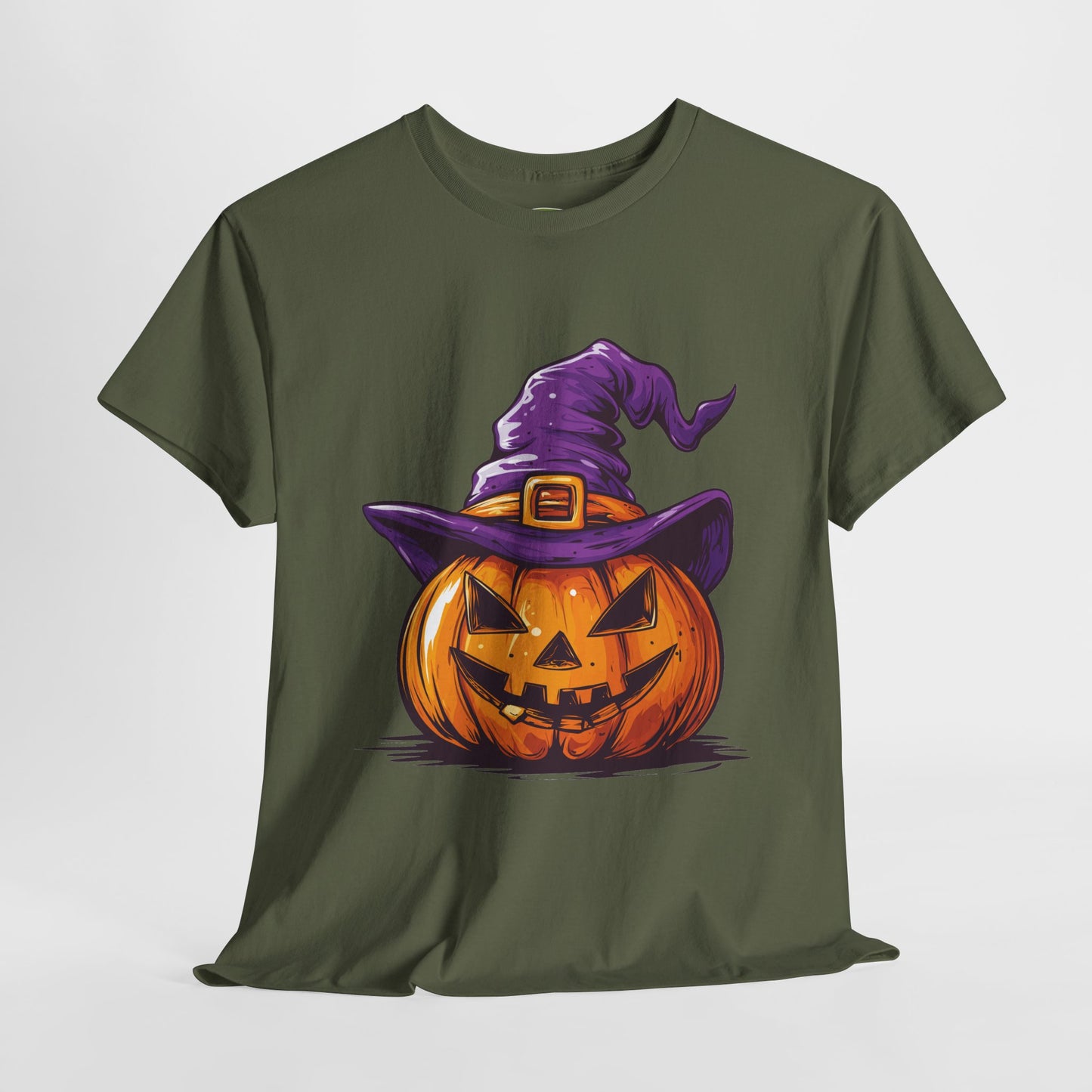 Pumpkin T-shirt - Halloween Tee - Unisex Heavy Cotton Tee - Spooky t-shirt