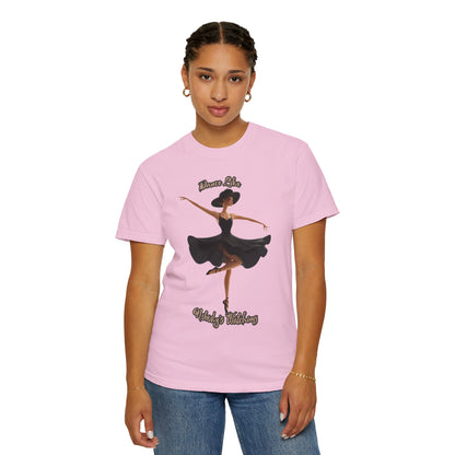 Ballet Inspired Woman's T-Shirt - 'Dance Like Nobody's Watching'