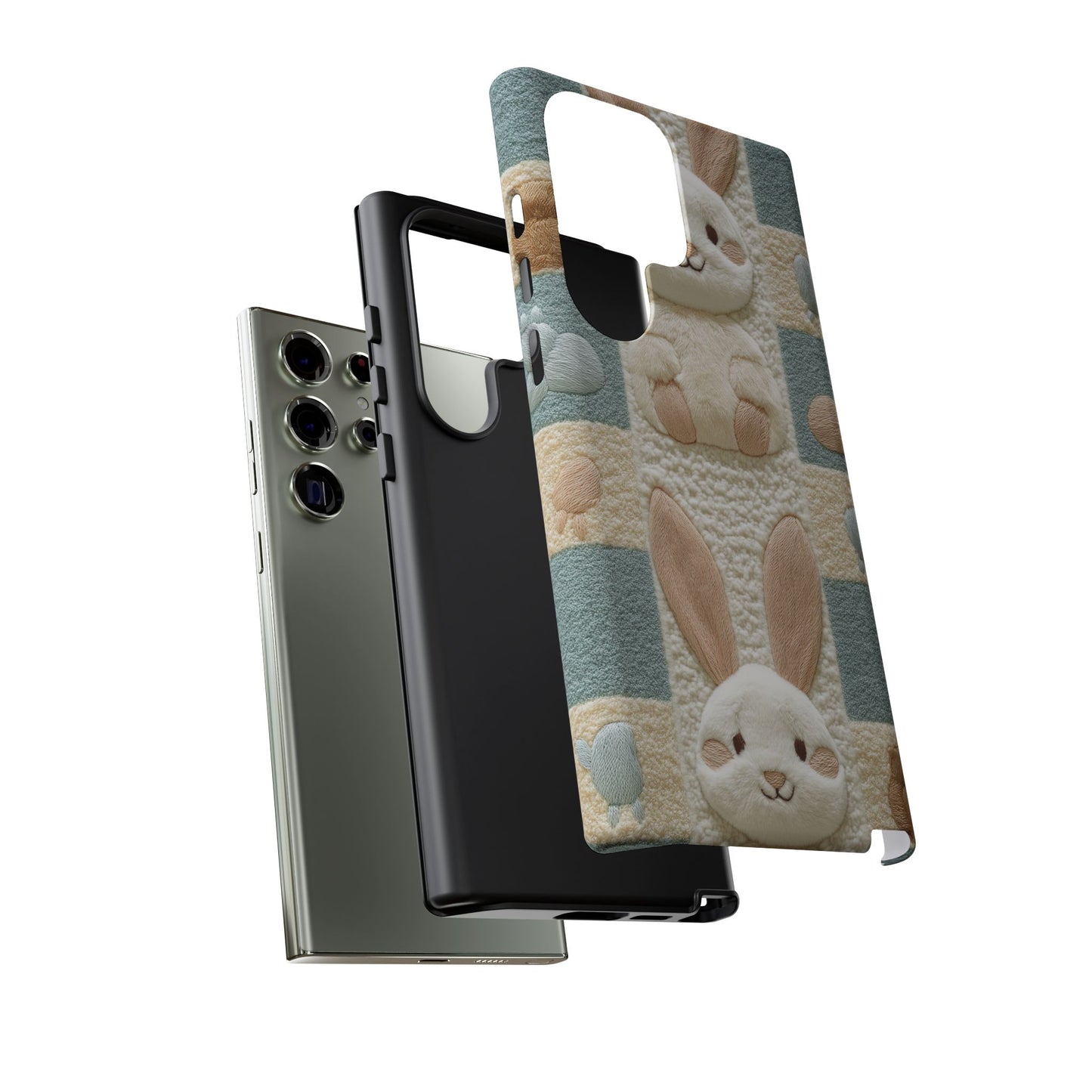 Adorable Rabbits Phone Case – Cute & Durable Protection - iPhone, Samsung, and Google case