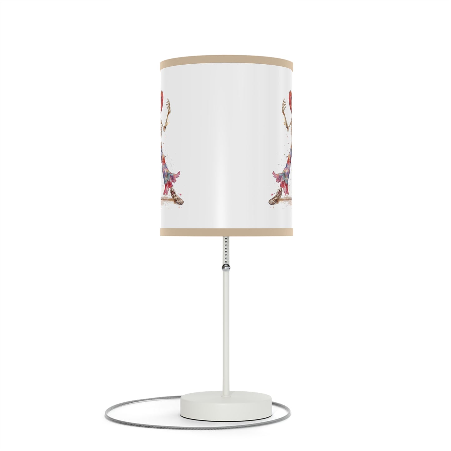 Lamp on a Stand, US|CA plug - Watercolor Skeleton Lamp - Table Lamps