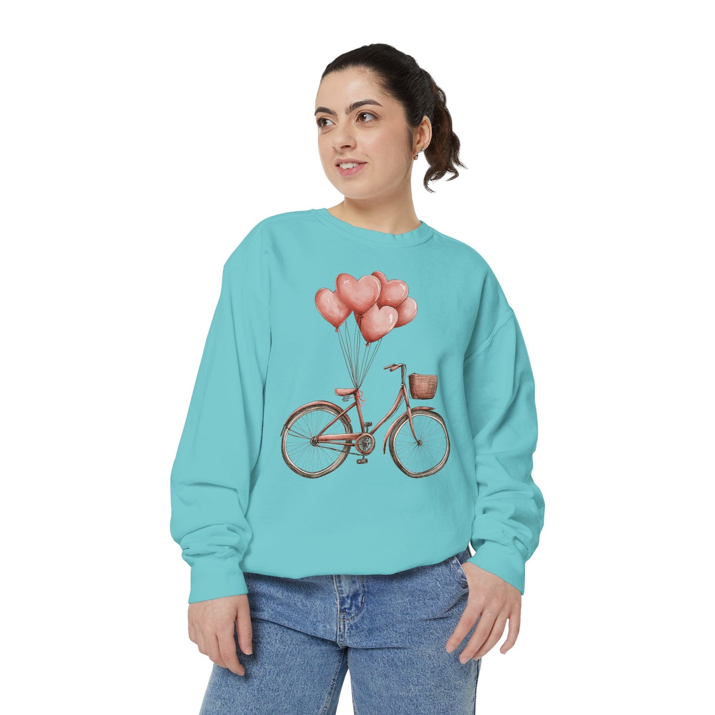Vintage Bike Dreams: Unisex Garment-Dyed Sweatshirt