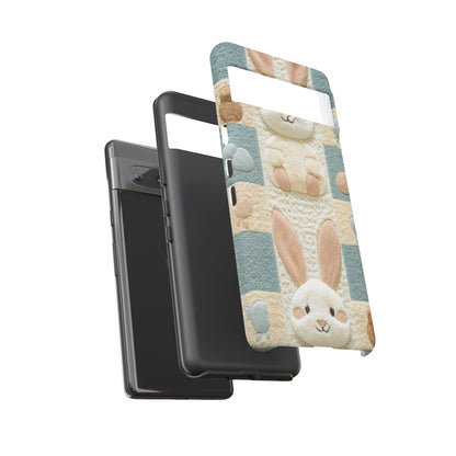 Adorable Rabbits Phone Case – Cute & Durable Protection - iPhone, Samsung, and Google case