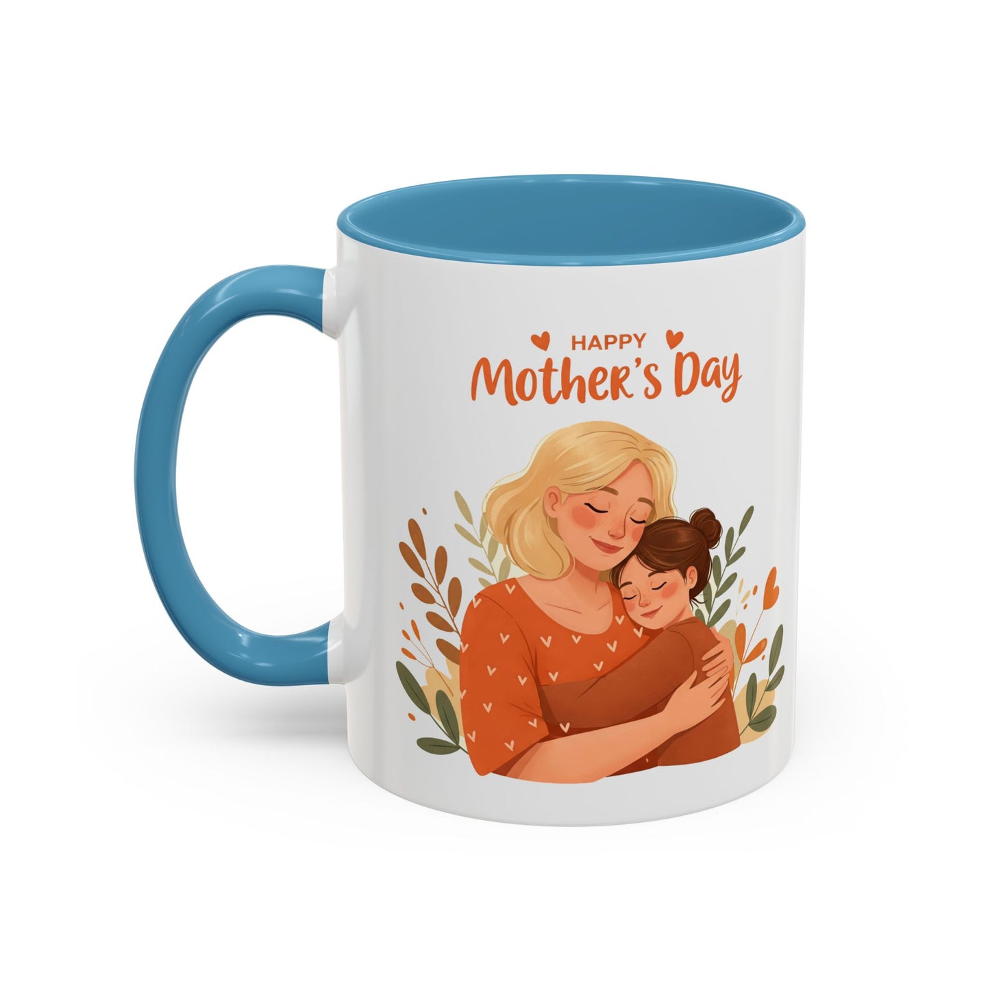 Happy Mother's Day Accent Coffee Mug - 11oz & 15oz, Perfect Gift for Moms