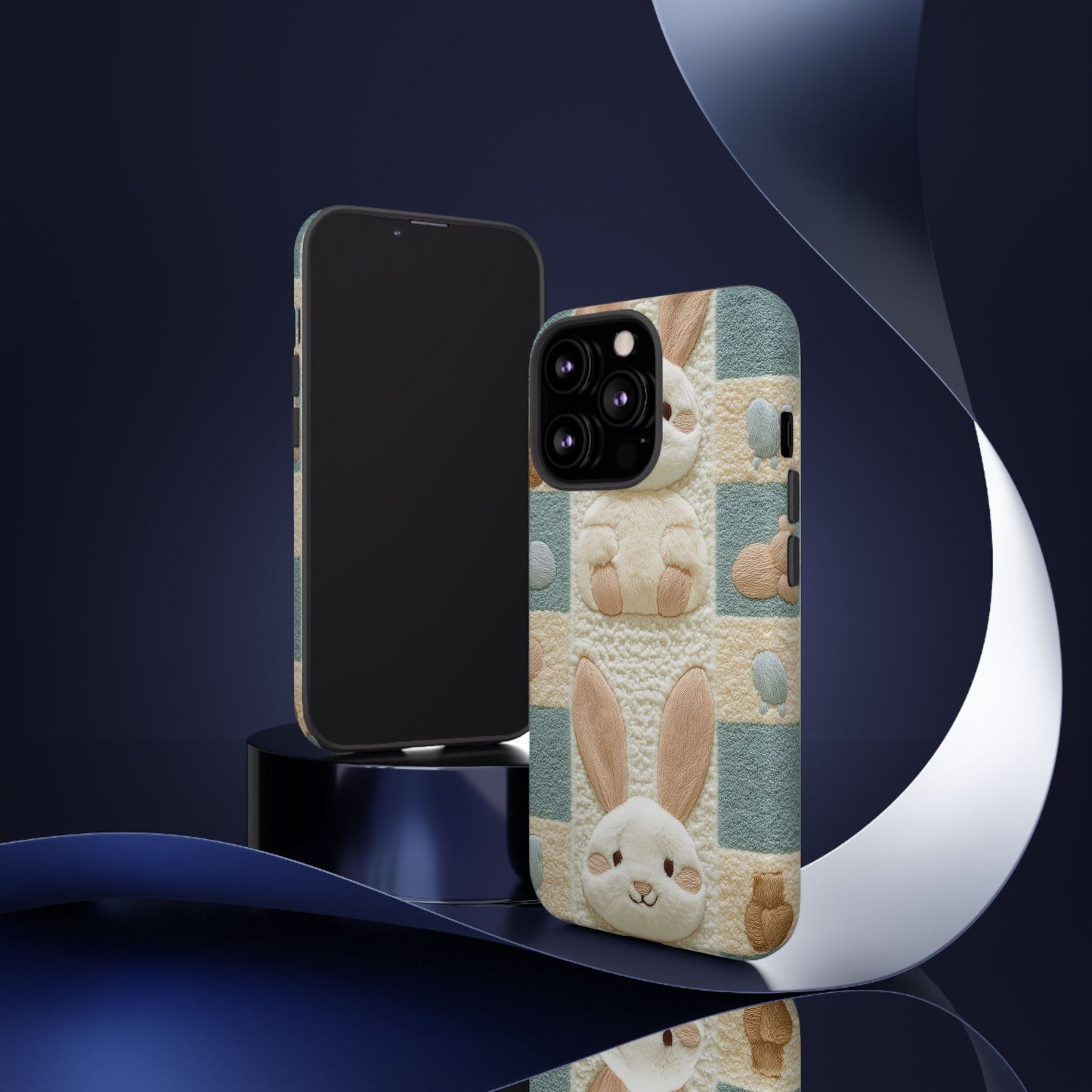 Adorable Rabbits Phone Case – Cute & Durable Protection - iPhone, Samsung, and Google case