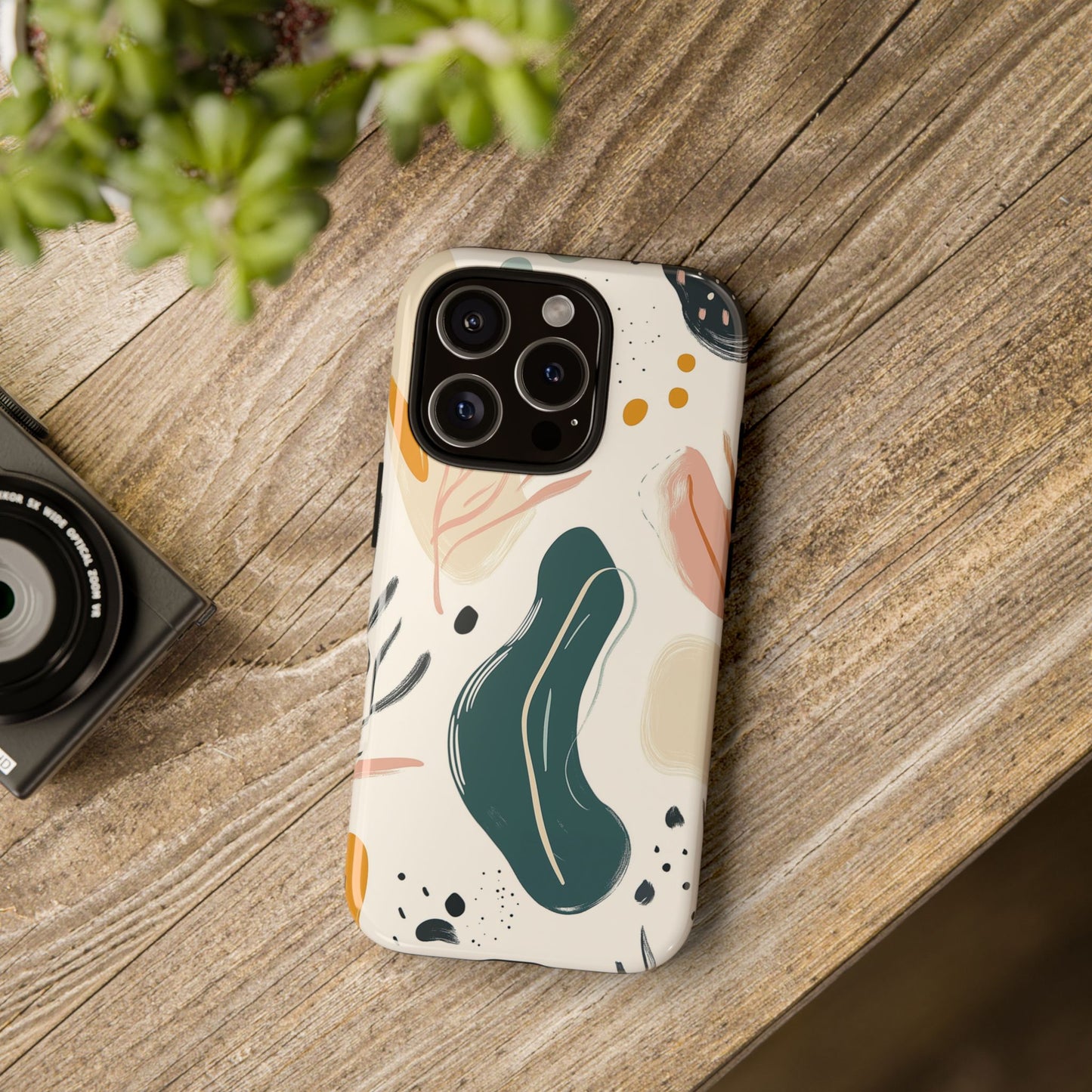 Phone Case with Abstract Art design - iPhone, Samsung, and Google case
