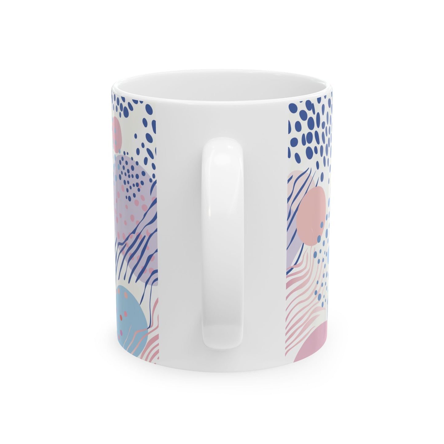 Geometric Shapes Ceramic Mug - (11oz, 15oz)