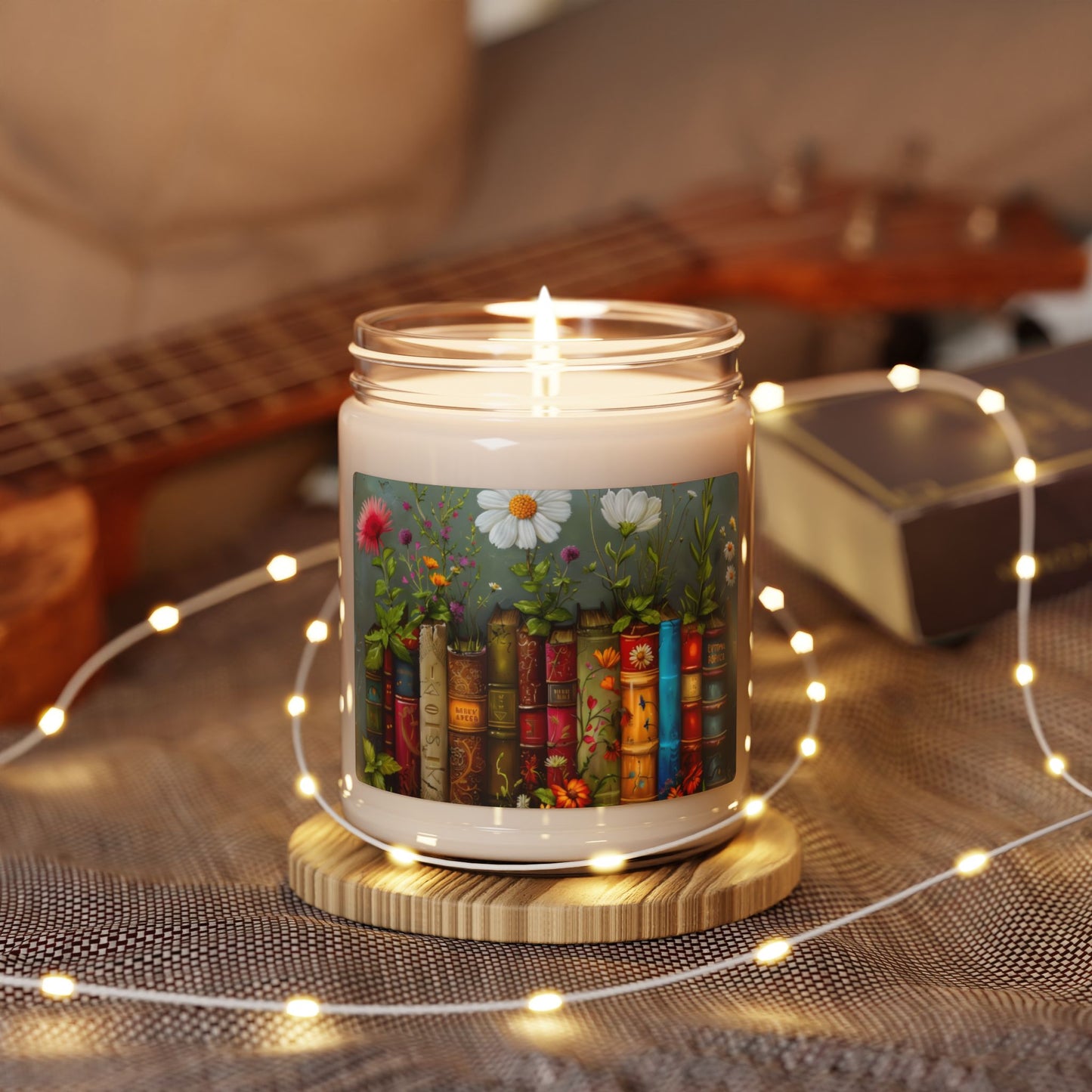 Watercolor Scented Soy Candle, 9oz