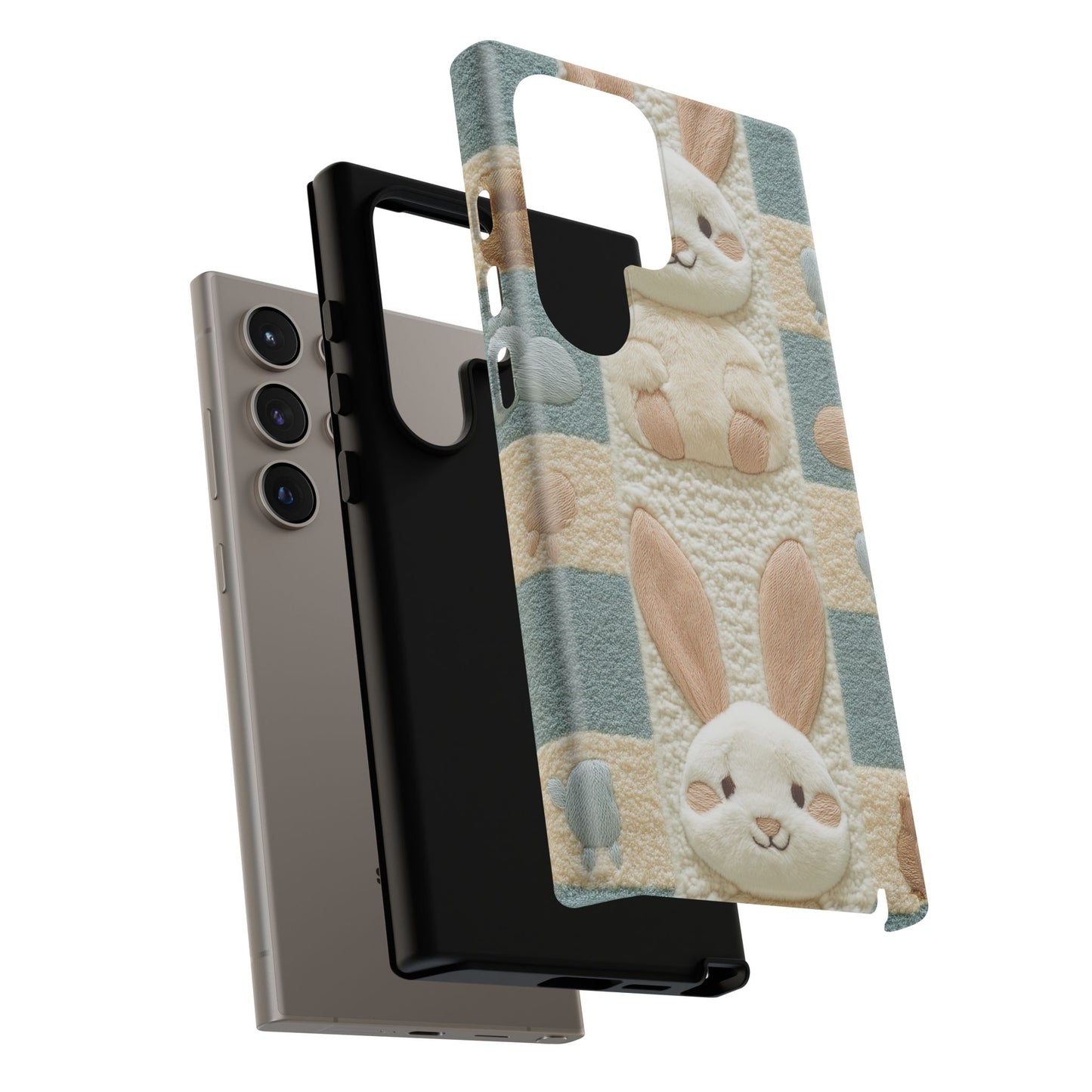 Adorable Rabbits Phone Case – Cute & Durable Protection - iPhone, Samsung, and Google case