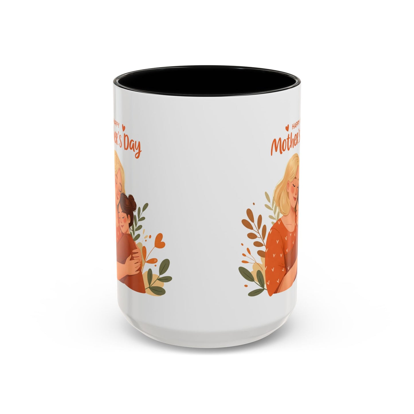 Happy Mother's Day Accent Coffee Mug - 11oz & 15oz, Perfect Gift for Moms