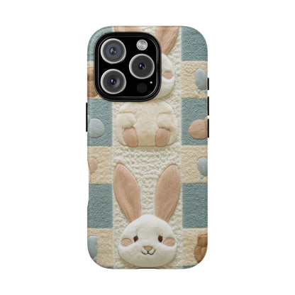 Adorable Rabbits Phone Case – Cute & Durable Protection - iPhone, Samsung, and Google case