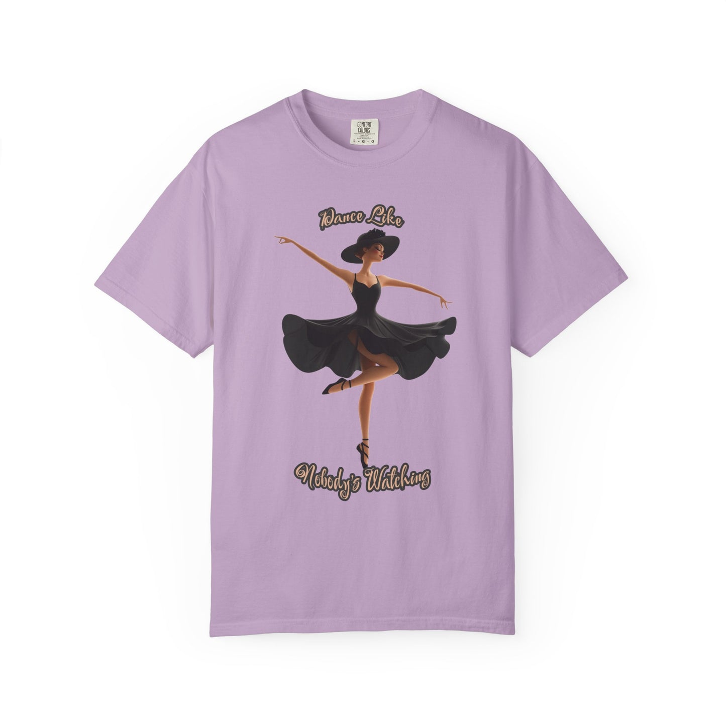 Ballet Inspired Woman's T-Shirt - 'Dance Like Nobody's Watching'