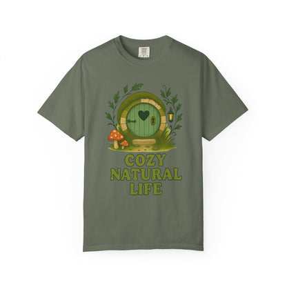 Cozy Natural Life T-Shirt, Eco-Friendly Tee, Nature Lover Shirt, Unique Gift for Adventurers, Casual Wear for All Seasons