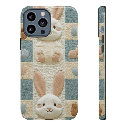 Adorable Rabbits Phone Case – Cute & Durable Protection - iPhone, Samsung, and Google case