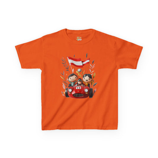 Youth Heavy Cotton™ Tee - Funny Race Car Graphic T-shirt for Kids