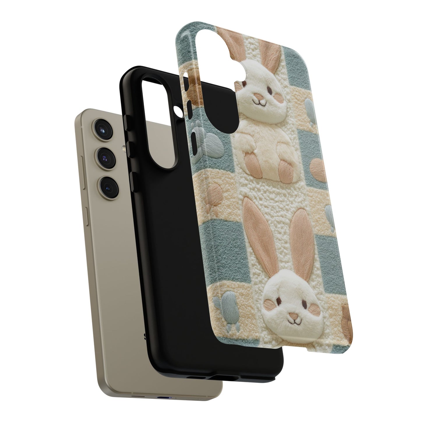Adorable Rabbits Phone Case – Cute & Durable Protection - iPhone, Samsung, and Google case